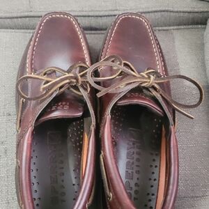 Sperry Men's Brown Leather Boat Shoes